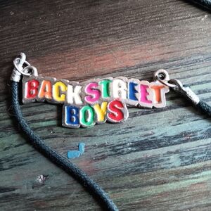 Vintage Backstreet Boys Nameplate Necklace
